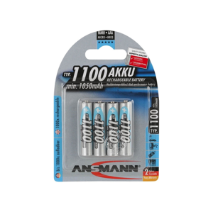 ANSMANN Ansmann 07521 Micro AAA - 4ks nabíjacia batéria AAA NiMH1,2V/1050mAh
