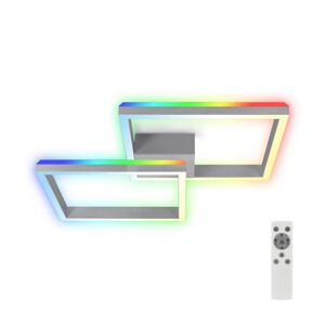 Brilo Brilo - LED RGBW Stmievateľný prisadený luster FRAME 2xLED/17W/230V 2700-6500K+ DO
