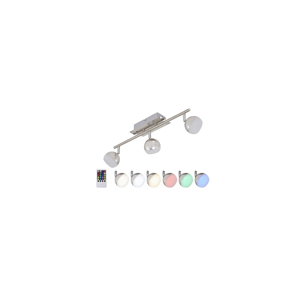 Briloner Briloner 2040-032 - LED RGB Stmievateľné bodové svietidlo 3xLED/3,3W/230V + DO