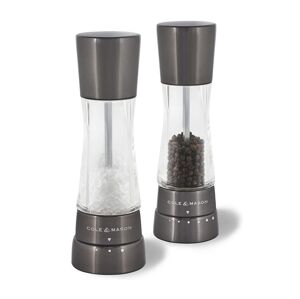 Cole&Mason Cole&Mason - Sada mlynčekov na soľ a korenie DERWENT 2 ks 19 cm antracit