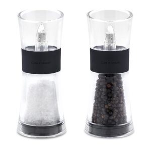 Cole&Mason Cole&Mason - Sada mlynčekov na soľ a korenie FLIP 2 ks 15,4 cm čierna