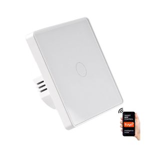 Dotykový spínač jednopólový SMART 800W/230V biela Wi-Fi Tuya