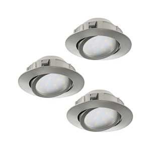 Eglo Eglo 95859- SADA 3x LED Podhľadové svietidlo PINEDA 3xLED/6W/230V