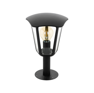 Eglo Eglo 98122 - Vonkajšia lampa MONREALE 1xE27/60W/230V IP44 výška 335 čierna