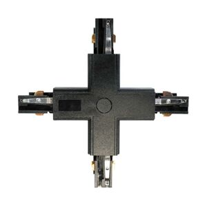 Konektor pre svietidlá v lištovom systéme 3-fázový TRACK čierna typ +