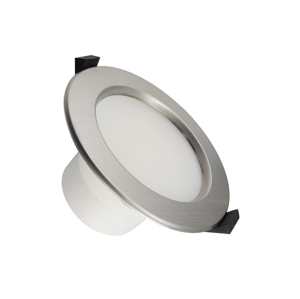 LED Kúpeľňové podhľadové svietidlo LED/10W/230V 4000K strieborná IP44