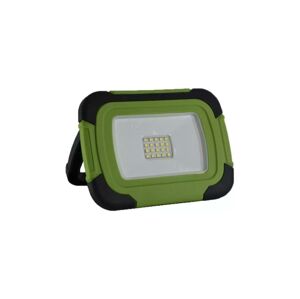LED Nabíjací reflektor SAMSUNG CHIP LED/10W/3,7V IP44 6400K zelená