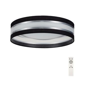LED Stmievateľné stropné svietidlo SMART CORAL LED/24W/230V čierna/strieborná + DO