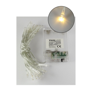 LED Vianočná reťaz 20xLED/2 funkcie 2,4m teplá biela