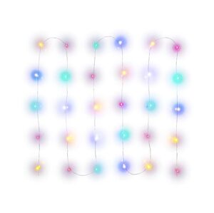 LED Vianočná reťaz 30xLED/2xAA 3,3m multicolor