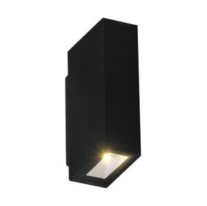 LED Vonkajšie nástenné svietidlo ORLEAN 2xLED/2,5W/230V čierna IP54