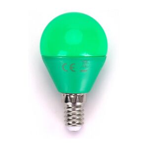 B.V. LED Žiarovka G45 E14/4W/230V zelená -