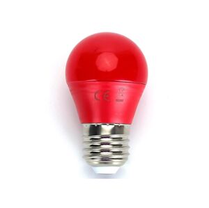 B.V. LED Žiarovka G45 E27/4W/230V červená -