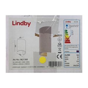 Lindby Lindby - LED Nástenné svietidlo JENKE 2xLED/2,5W/230V