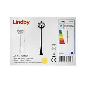 Lindby Lindby - Vonkajšia lampa 3xE27/100W/230V IP44
