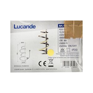 Lucande Lucande - LED Stmievateľná stolná lampa MILORA LED/13,5W/230V