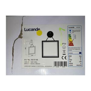 Lucande Lucande - LED Vonkajšie nástenné svietidlo so senzorom MIRCO LED/13W/230V IP54