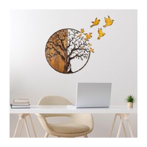 Nástenná dekorácia 92x71 cm strom a vtáci