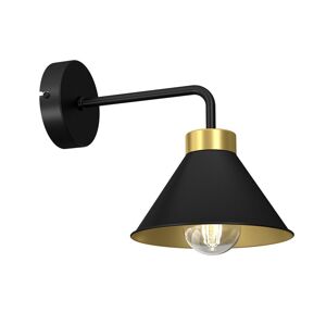 Nástenná lampa DEMET 1xE27/60W/230V čierna/zlatá