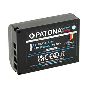 PATONA PATONA - Aku Olympus BLX-1 2250mAh Li-Ion Platinum USB-C nabíjanie