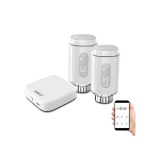 iGET SADA 2x Inteligentná termostatická hlavica + inteligentná brána GW1 Wi-Fi Zigbee