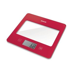 Sencor Sencor - Digitálna kuchynská váha 1xCR2032 červená
