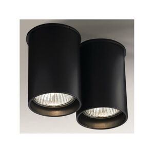 1112 - Bodové svietidlo ARIDA 2xGU10/15W/230V 9 cm čierna