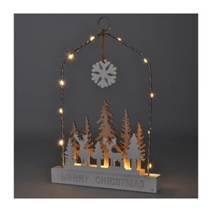 1V249 - LED Vianočná dekorácia LED/2xAA les s jeleňmi