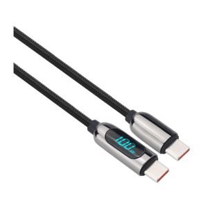 SSC1801 - USB-C kábel s displejom 100W 1m