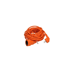 PS15O predlžovací kábel spojka 1 zásuvka oranžová 7m