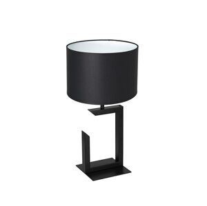 Stolná lampa 1xE27/60W/230V 45 cm čierna/biela