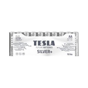 Tesla Batteries Tesla Batteries - 10 ks Alkalická batéria AA SILVER+ 1,5V