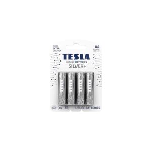 Tesla Batteries Tesla Batteries - 4 ks Alkalická batéria AA SILVER+ 1,5V