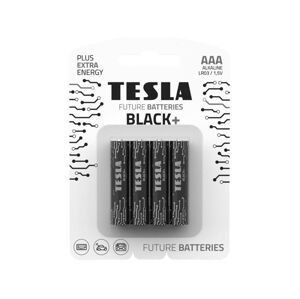 Tesla Batteries Tesla Batteries - 4 ks Alkalická batéria AAA BLACK+ 1,5V