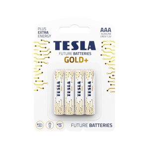 Tesla Batteries Tesla Batteries - 4 ks Alkalická batéria AAA GOLD+ 1,5V