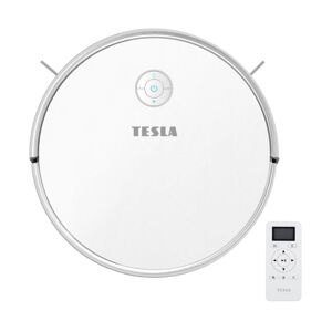 Tesla Tesla - Inteligentný robotický vysávač 2v1 2600 mAh Wi-Fi biela + diaľkové ovládanie