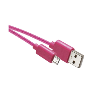 USB kábel USB 2.0 A konektor/USB B micro konektor ružová