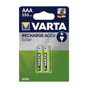 VARTA Varta 56733 - 2 ks Nabíjacie batérie SOLAR ACCU AAA NiMH/550mAh/1,2V