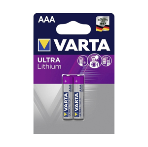 Varta Varta 6103301402 - 2 ks Líthiová batéria ULTRA AAA 1,5V