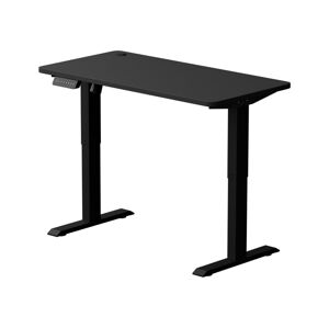 Výškovo nastaviteľný písací stôl LEVANO 120x60 cm čierna
