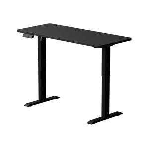 Výškovo nastaviteľný písací stôl LEVANO 140x60 cm čierna